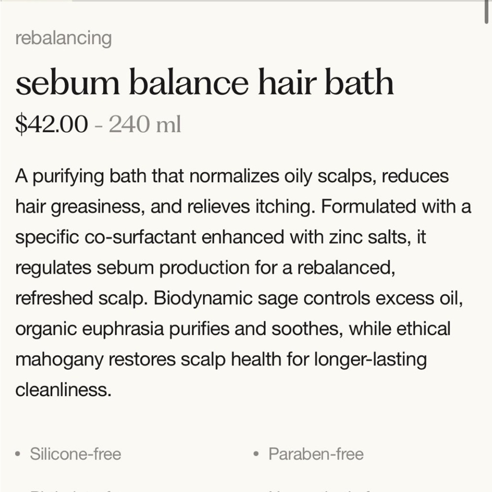 Sebum Control Shampoo - Oway